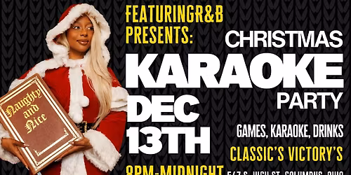 FEATURING R&B PRESENTS: Christmas Karaoke Party