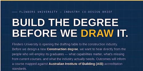 Build the Degree before we draw it