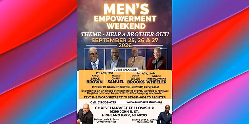 MEN\u2019S EMPOWERMENT WEEKEND