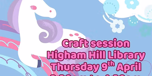 National Unicorn Day in Scotland craft session @North Chingford Library