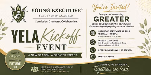 YELA Academy Kickoff: A New Season. A Greater Impact.