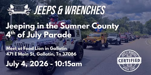 Jeeping in the Sumner County 4th of July Parade 