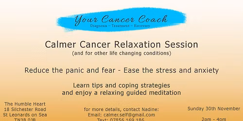 Calmer Cancer. Relaxation Session.