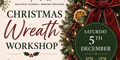 Christmas wreath workshop 