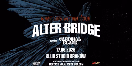 Alter Bridge + Cardinal Black \/ 17 VI 2026 \/ Krak\u00f3w