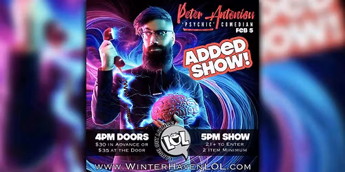 Peter Antoniou: Added Show!
