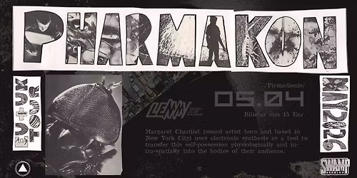 PHARMAKON (industrial \/ harsh noise, JAV) + support