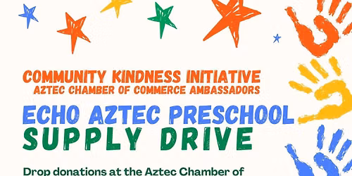 ECHO Aztec Preschool Supply Drive