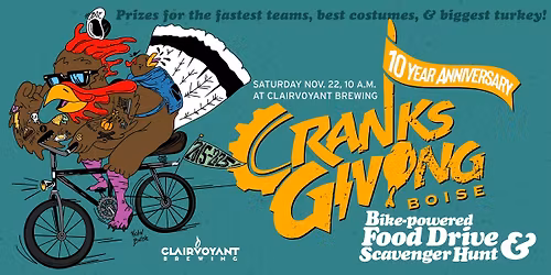 Cranksgiving Boise 2025 - 10-Year Anniversary