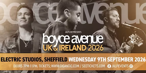 Boyce Avenue - LIVE in Sheffield!
