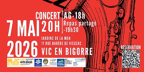 CONCERT Adi'Jazz, AG et repas partag\u00e9!
