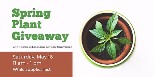 Landscape Advisory Commissions Spring Plant Giveaway