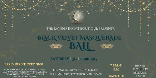 Black Velvet Masquerade Ball 