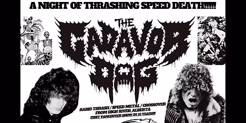 FRI JUNE 12th - THE CADAVOR DOG (Alberta) \/\/ SPEED REAPER \/\/ LOVER \/\/ SANCTICIDE @ THE ASTORIA
