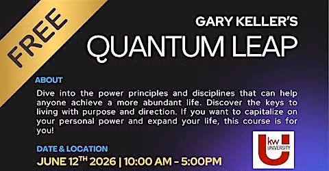 GV: GARY KELLER'S QUANTUM LEAP presented by Teri Brenkus (Adult Version