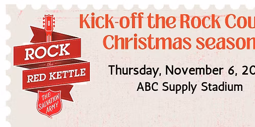 Rock the Red Kettle Kickoff Dinner