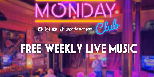 Monday Club September 2026 - Free Weekly Live Music