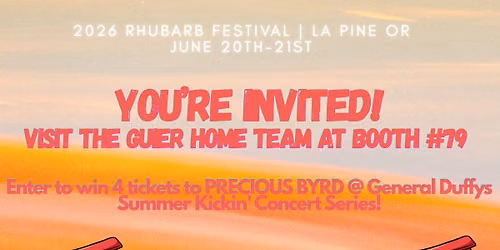 Guier Home Team @ The Rhubarb Festival