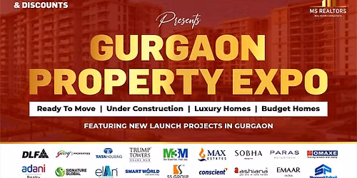 Gurgaon Property Expo in Gurgaon\u2014Godrej, DLF, Tata, Sobha, Free, July 11-12