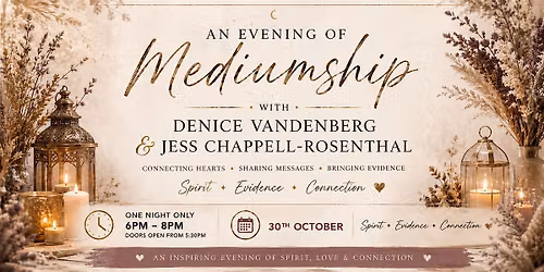 Evening of Mediumship with Denice & Jess