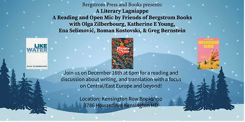 A Literary Lagniappe. A Reading and Open Mic by Friends of Bergstrom Books