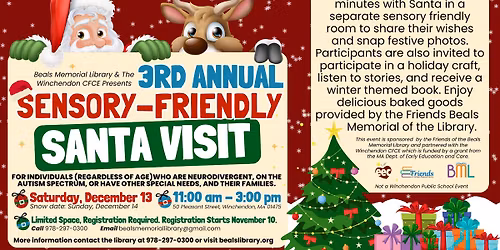 3rd Annual Sensory-Friendly Santa Visit
