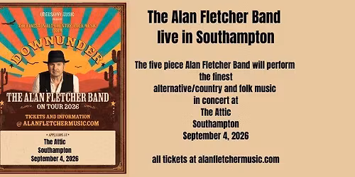 The Alan Fletcher Band LIVE in Southampton