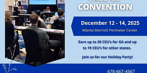 44th Annual Fall CE Convention