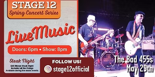 Live Music - The Bad 455's