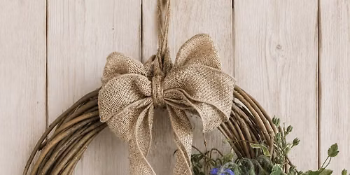 Summer Themed Wreath Willow Weaving Workshop