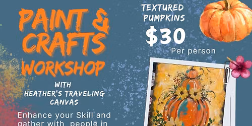 Paint & Crafts: Textured Pumpkins