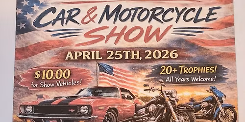Car & Motorcycle Show and Craft & Vendor Fair to Benefit Veterans Are Heroes Forever