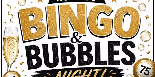 Bingo and bubbles night fundraiser
