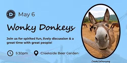 Wonky Donkeys social meetup