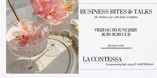 Business Talks Italian Bites & Scroppino