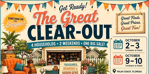 The Great Clean Out - 4 Family Garage Sale in Palm Coast Florida