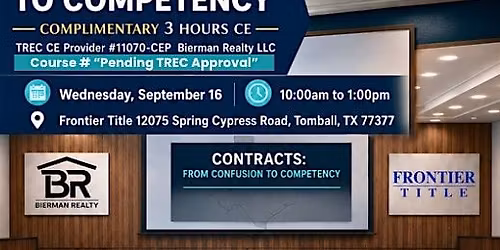 Realtor Class: CONTRACTS From Confusion to Competency