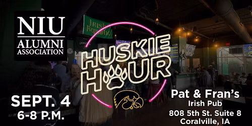 Huskie Hour at Pat and Fran\u2019s Irish Pub (Iowa)
