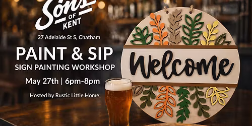 Paint & Sip @ Sons of Kent