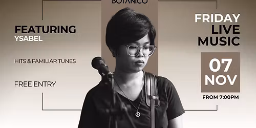 Friday Live Music - Ysabel