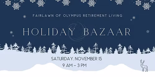 Holiday Bazaar at Fairlawn of Olympus Retirement Living