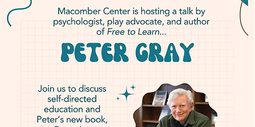 An Evening with Peter Gray