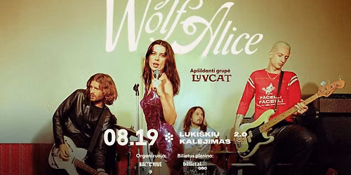 WOLF ALICE (JK) | Luki\u0161ki\u0173 kal\u0117jimas 2.0 | Vilnius