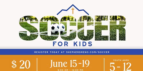 Soccer for Kids | Free T-Shirt & Gift Card Included with $20 Registration | Ages 5-12 | Reno, NV