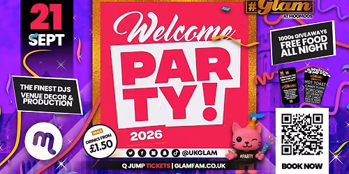 Glam Cheltenham | Welcome Party 2026!! \ud83e\udd29\ud83d\ude3b Tickets Will Sell Out!