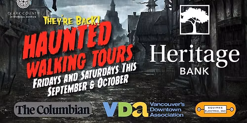 Haunted History Walking Tour - October 3