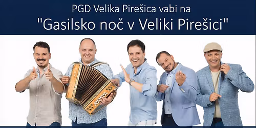 Modrijani v Veliki Pire\u0161ici | Gasilska no\u010d 2026