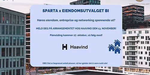 CF Sparta x Eiendomsutvalget BI 2025!