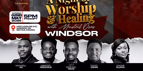 A Night Worship And Healing with Minstrel Osas