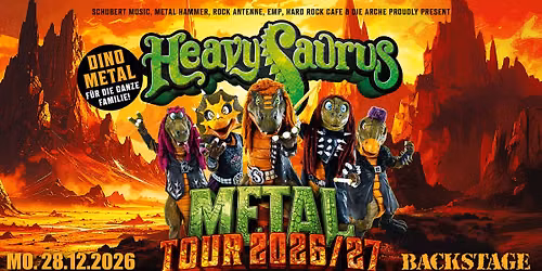 HEAVYSAURUS | METAL TOUR 2026\/27 | BACKSTAGE M\u00dcNCHEN 2026